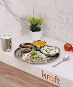 Vinod Cookware Kraft Serveware Kraft Princess Dinner Set 6 Pc