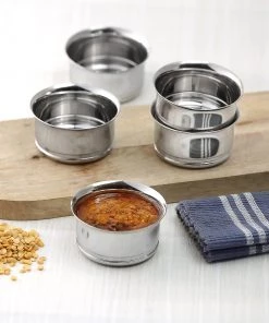 Vinod Cookware Kraft Serveware Vinod - Kraft Stainless Steel Pari Vati/Katori Set Of 6 Pc