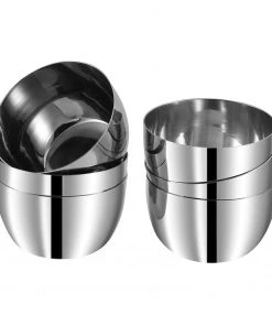 Vinod Cookware Kraft Serveware Vinod - Kraft Stainless Steel Premium Vati/Katori Set Of 6 Pc