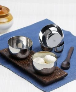 Vinod Cookware Kraft Serveware Vinod - Kraft Stainless Steel Premium Vati/Katori Set Of 6 Pc