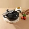 Vinod Cookware Vinod Hard Anodised Deep Kadai With Lid Cookware 10 Vinod Cookware Vinod Hard Anodised Deep Kadai With Lid Cookware
