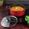 Vinod Cookware Vinod Zest Non Stick Casserole With Lid (Induction Friendly) 12 Vinod Cookware Vinod Zest Non Stick Casserole With Lid (Induction Friendly)