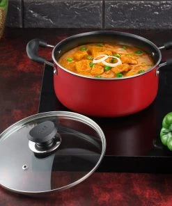 Vinod Cookware Vinod Zest Non Stick Casserole With Lid (Induction Friendly)