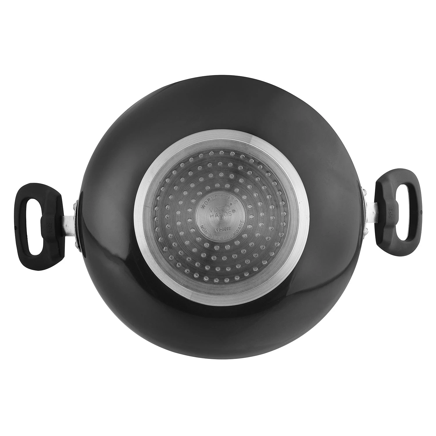 Vinod Cookware Cookware Vinod Hanos Non Stick Kadai (Induction Friendly) 6 Vinod Cookware Cookware Vinod Hanos Non Stick Kadai (Induction Friendly)