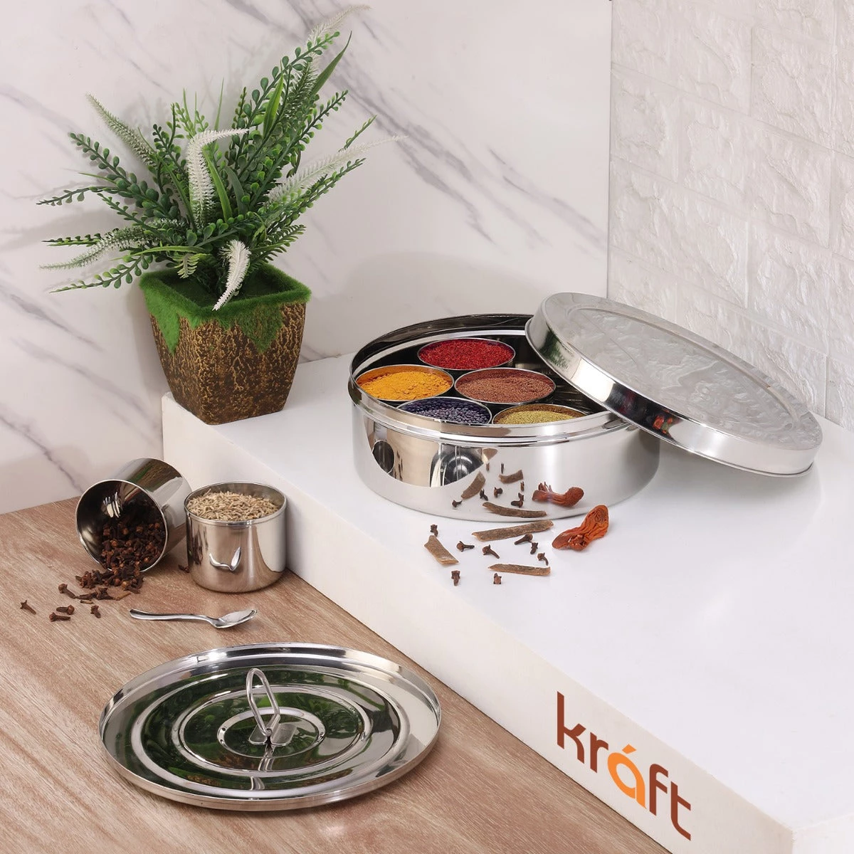Vinod Cookware Vinod - Kraft Spice Box 1 Vinod Cookware Vinod - Kraft Spice Box