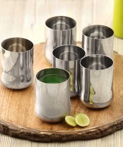 Vinod Cookware Kraft Serveware Vinod - Kraft Urvashi Glass Set - 6 Pc