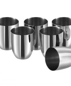 Vinod Cookware Vinod - Kraft Premium Glass Set - 6 Pc Kraft Serveware