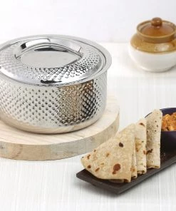 Vinod Cookware Vinod - Kraft Stainless Steel Hammered Casserole