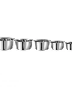 Vinod Cookware Cookware Vinod Stainless Steel 5 Pc Tope Set (Induction Friendly)