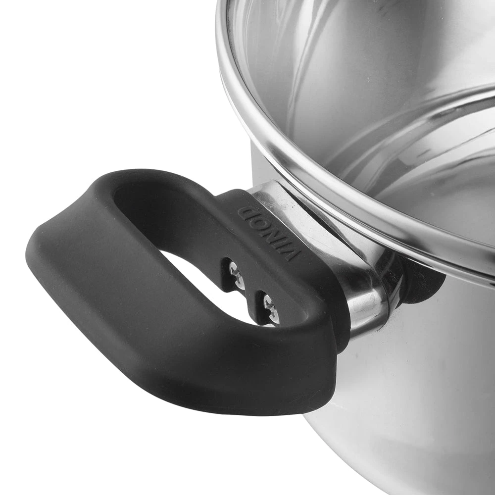 Vinod Cookware Vinod Stainless Steel Trento Cookware Set - 3 Pc (Induction Friendly) 6 Vinod Cookware Vinod Stainless Steel Trento Cookware Set - 3 Pc (Induction Friendly)