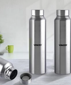 Vinod Cookware Vinod Frost Stainless Steel Bottle 3pc Set