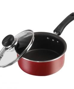 Vinod Cookware Cookware Vinod Zest Non Stick Saucepan With Lid (Induction Friendly) 11 Vinod Cookware Cookware Vinod Zest Non Stick Saucepan With Lid (Induction Friendly)