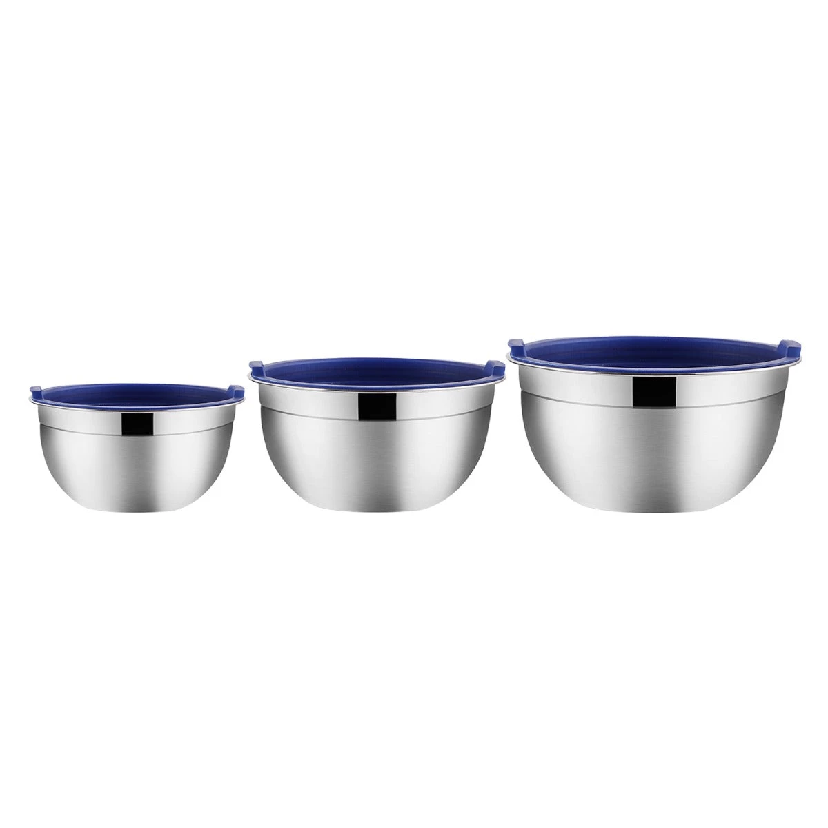 Vinod Cookware Vinod - Kraft Stainless Steel Serve And Storage Set - 3 Pc Kraft Serveware 4 Vinod Cookware Vinod - Kraft Stainless Steel Serve And Storage Set - 3 Pc Kraft Serveware