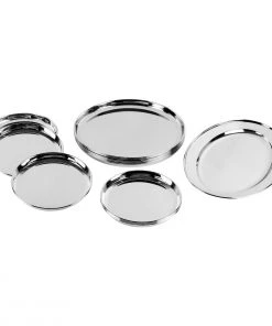 Vinod Cookware Kraft Stainlesss Steel Milano Dinner/Lunch Set - 57 Pc