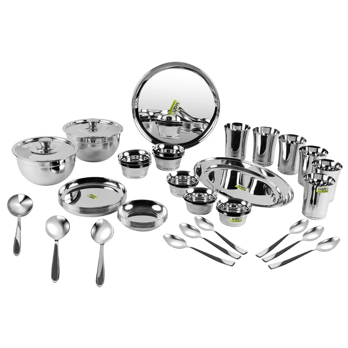 Vinod Cookware Kraft Serveware Vinod - Kraft Pari Dinner Set - 48 Pc 6 Vinod Cookware Kraft Serveware Vinod - Kraft Pari Dinner Set - 48 Pc