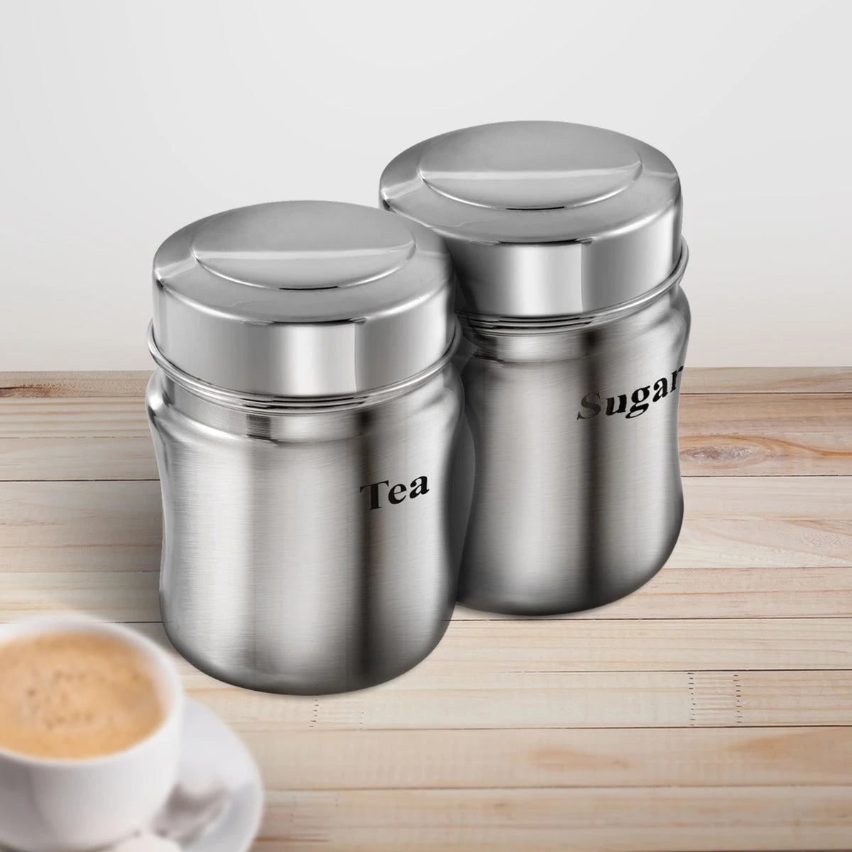 Vinod Cookware Vinod - Kraft Regal Canister Set 2 Vinod Cookware Vinod - Kraft Regal Canister Set
