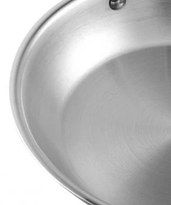 Vinod Cookware Cookware Vinod Platinum Triply Stainless Steel Frypan (Induction Friendly)
