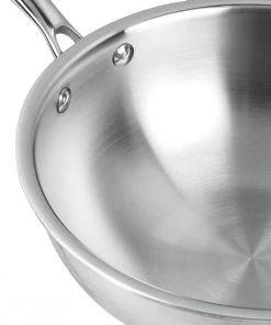 Vinod Cookware Vinod Platinum Triply Stainless Steel Deep Frypan (Induction Friendly) Cookware