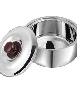 Vinod Cookware Vinod - Kraft Belly Shape Roti Dabba 1.5 L CASSEROLE