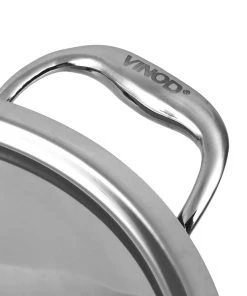 Vinod Cookware Vinod Platinum Triply Stainless Steel X Kadai (Induction Friendly) Cookware 16 Vinod Cookware Vinod Platinum Triply Stainless Steel X Kadai (Induction Friendly) Cookware