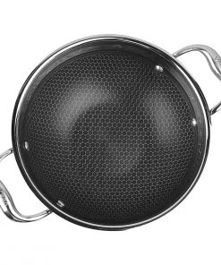 Vinod Cookware Vinod Platinum Triply Stainless Steel X Kadai (Induction Friendly) Cookware 12 Vinod Cookware Vinod Platinum Triply Stainless Steel X Kadai (Induction Friendly) Cookware