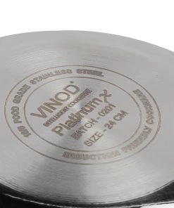 Vinod Cookware Vinod Platinum Triply Stainless Steel X Kadai (Induction Friendly) Cookware 18 Vinod Cookware Vinod Platinum Triply Stainless Steel X Kadai (Induction Friendly) Cookware