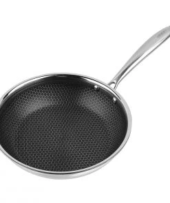 Vinod Cookware Vinod Platinum Triply Stainless Steel X Fry Pan (Induction Friendly) Cookware