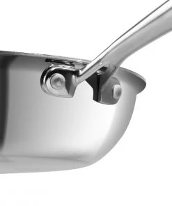 Vinod Cookware Vinod Platinum Triply Stainless Steel X Fry Pan (Induction Friendly) Cookware 13 Vinod Cookware Vinod Platinum Triply Stainless Steel X Fry Pan (Induction Friendly) Cookware