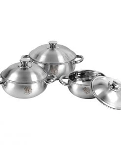 Vinod Cookware Kraft Serveware Vinod - Kraft Shagun Dinner Set 51 Pc + 6 Vati Free 10 Vinod Cookware Kraft Serveware Vinod - Kraft Shagun Dinner Set 51 Pc + 6 Vati Free