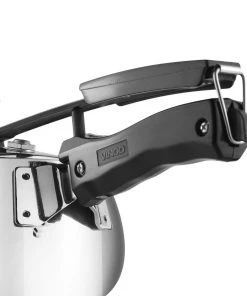 Vinod Cookware Vinod Europa Stainless Steel Handi Shape Inner Lid Pressure Cooker (Induction - Friendly) Pressure Cookers