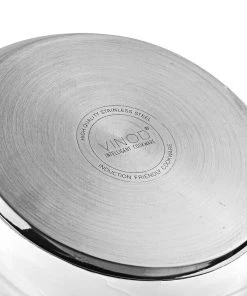 Vinod Cookware Vinod Europa Stainless Steel Handi Shape Inner Lid Pressure Cooker (Induction - Friendly) Pressure Cookers