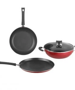Vinod Cookware Vinod Popular Non Stick Set (Induction Friendly) 10 Vinod Cookware Vinod Popular Non Stick Set (Induction Friendly)