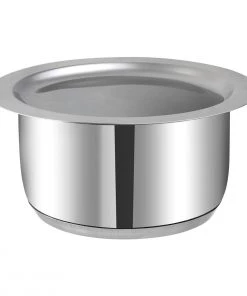 Vinod Cookware Vinod Stainless Steel 3 Pc Tope Set With Lid (Induction Friendly) Cookware 8 Vinod Cookware Vinod Stainless Steel 3 Pc Tope Set With Lid (Induction Friendly) Cookware