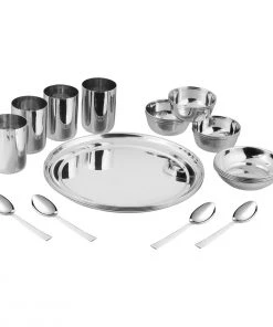 Vinod Cookware Kraft Princess Dinner Set 24 Pc Kraft Serveware