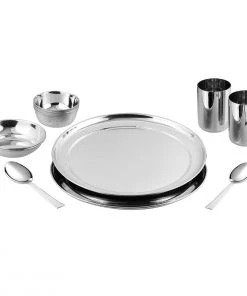 Vinod Cookware Kraft Princess Dinner Set 12 Pc