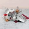 Vinod Cookware Vinod Stainless Steel Classique Deluxe Set (Induction Friendly) Cookware 9 Vinod Cookware Vinod Stainless Steel Classique Deluxe Set (Induction Friendly) Cookware
