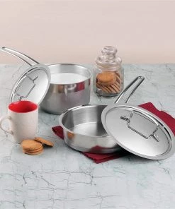 Vinod Cookware Vinod Stainless Steel Classique Deluxe Set (Induction Friendly) Cookware