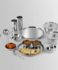 Vinod Cookware Vinod - Kraft Dinner Set - 24 Pc Kraft Serveware