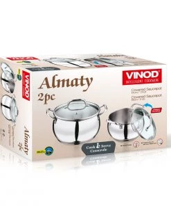 Vinod Cookware Vinod Stainless Steel Almaty Casserole Set (Induction Friendly) Cookware
