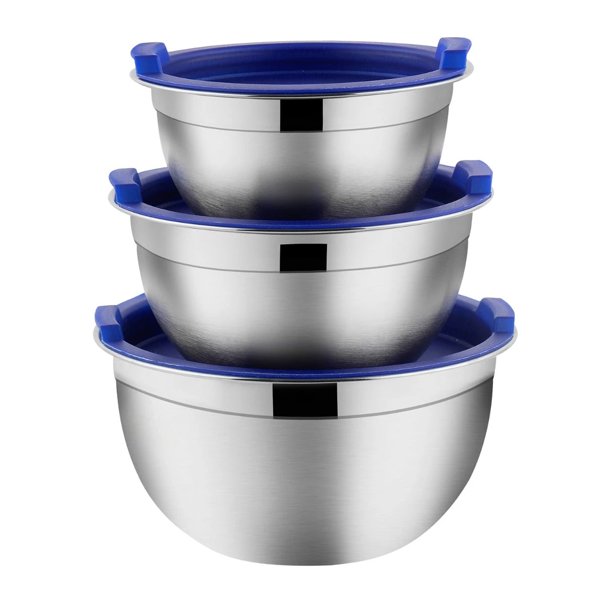 Vinod Cookware Vinod - Kraft Stainless Steel Serve And Storage Set - 3 Pc Kraft Serveware 3 Vinod Cookware Vinod - Kraft Stainless Steel Serve And Storage Set - 3 Pc Kraft Serveware