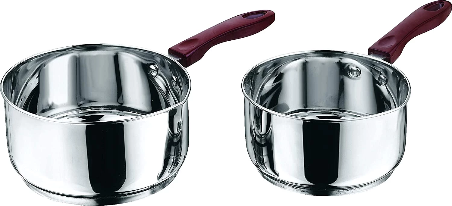 Vinod Cookware Cookware Vinod Milkpan 2 Piece Set 1 L & 1.6 L (Induction Friendly) 2 Vinod Cookware Cookware Vinod Milkpan 2 Piece Set 1 L & 1.6 L (Induction Friendly)