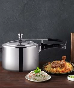 Vinod Cookware Vinod - Kraft Aluminum Classic Inner Lid Pressure Cooker (Induction Friendly) Pressure Cookers