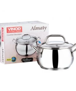 Vinod Cookware Cookware Vinod Stainless Steel Almaty Casserole (Induction Friendly) 15 Vinod Cookware Cookware Vinod Stainless Steel Almaty Casserole (Induction Friendly)
