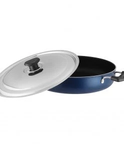 Vinod Cookware Vinod Zest Non Stick Deep Fry Pan With Lid Cookware