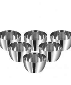 Vinod Cookware Kraft Serveware Vinod - Kraft Stainless Steel Premium Vati/Katori Set Of 6 Pc