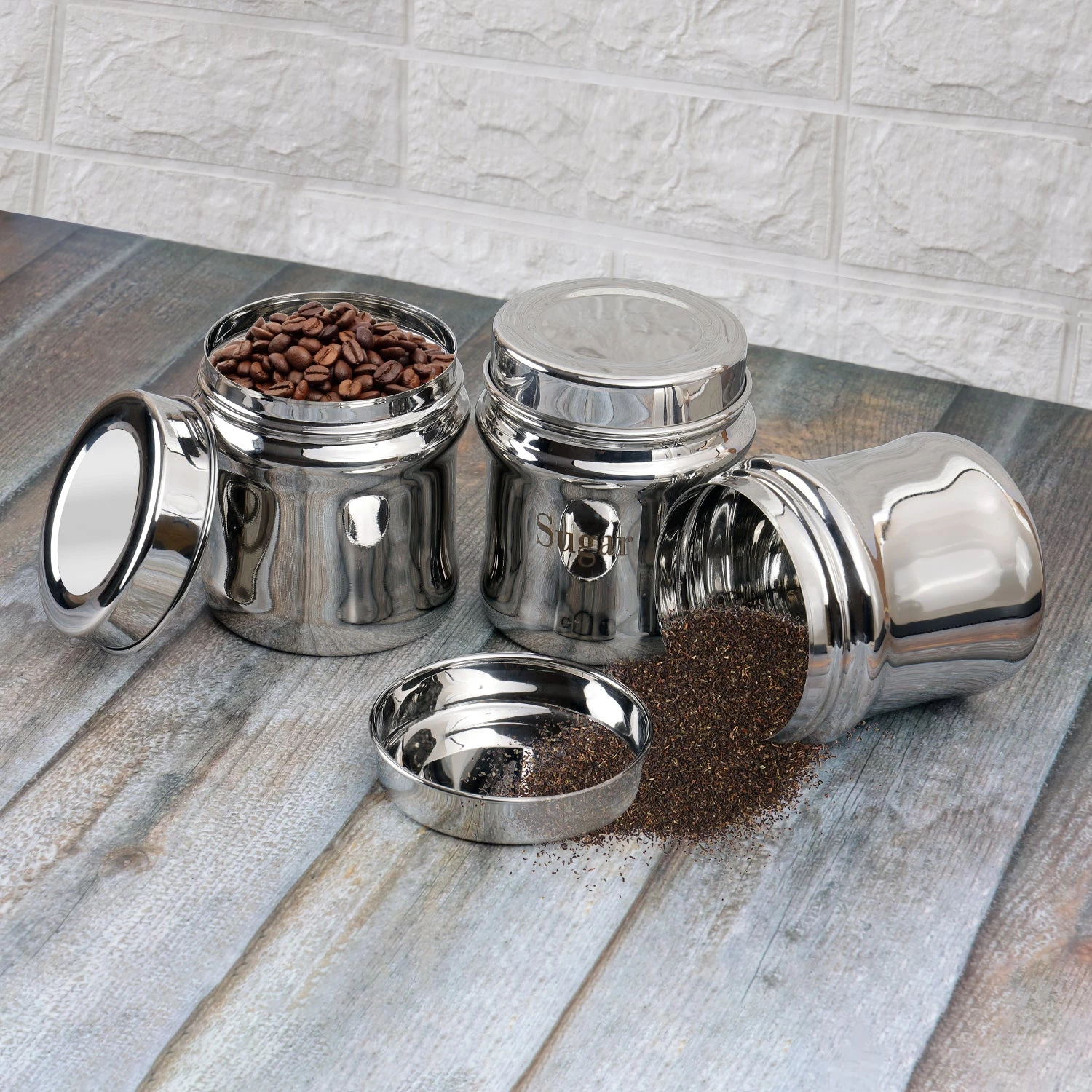 Vinod Cookware Vinod - Kraft Regal Canister Set 1 Vinod Cookware Vinod - Kraft Regal Canister Set