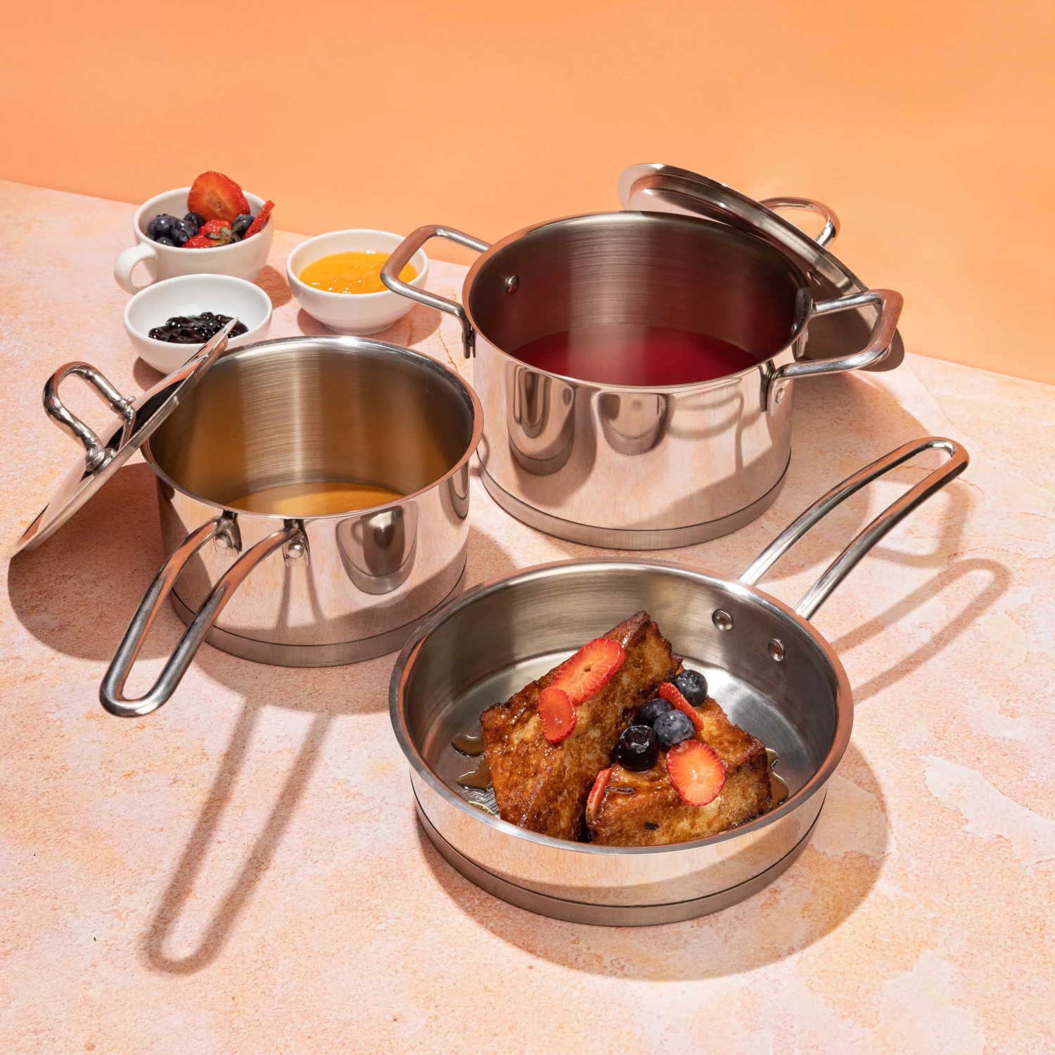Vinod Cookware Vinod Stainless Steel Classique Deluxe Set (Induction Friendly) Cookware 9 Vinod Cookware Vinod Stainless Steel Classique Deluxe Set (Induction Friendly) Cookware