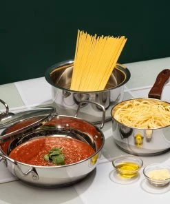 Vinod Cookware Vinod Amalfi Stainless Steel Cookware Set - 3 Pcs - (Induction Friendly)