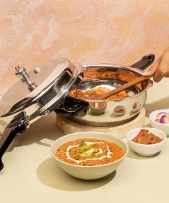 Vinod Cookware Vinod Stainless Steel Deep Pan Pressure Cooker With Lid (Induction Friendly)