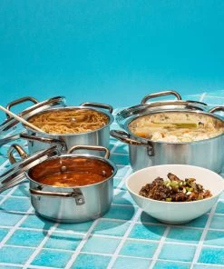 Vinod Cookware Vinod Oxford Stainless Steel Saucepot Set (Induction Friendly) Cookware